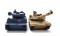Zestaw wzajemnie walczących czołg&oacute;w PK German Tiger i Abrams M1A2 1:28